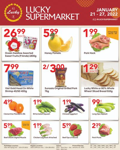 Lucky Supermarket (Winnipeg) Flyer January 21 to 27