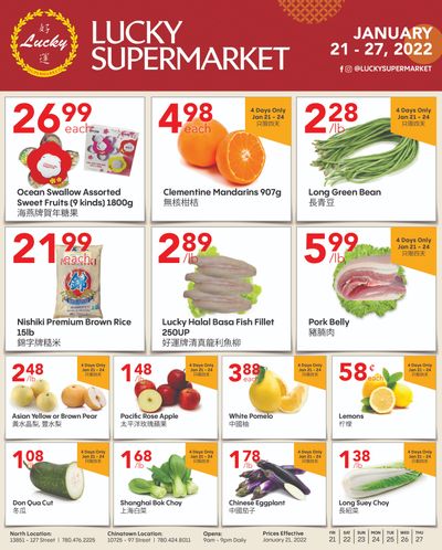 Lucky Supermarket (Edmonton) Flyer January 21 to 27