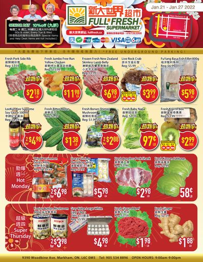 Full Fresh Supermarket Flyer January 21 to 27