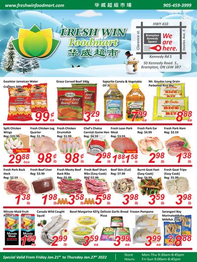 Fresh Win Foodmart Flyer January 21 to 27