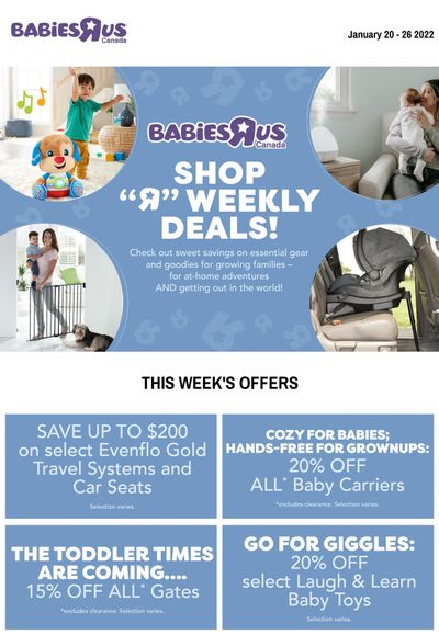 Babies R Us Flyer January 20 to 26