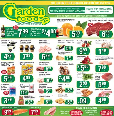 Garden Foods Flyer January 21 to 27