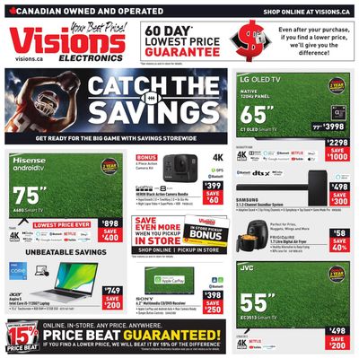 Visions Electronics Flyer January 21 to 27