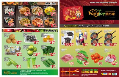 Famijoy Supermarket Flyer January 21 to 27