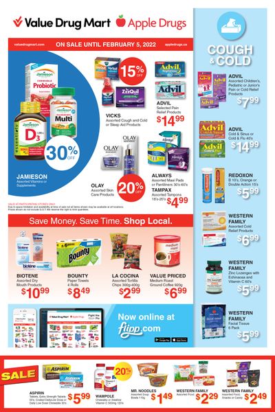Apple Drugs Flyer January 23 to February 5