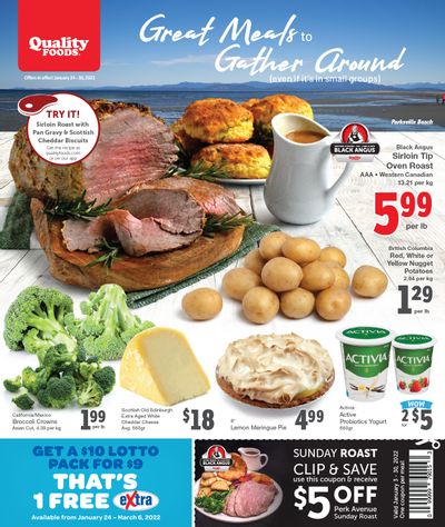 Quality Foods Flyer January 24 to 30