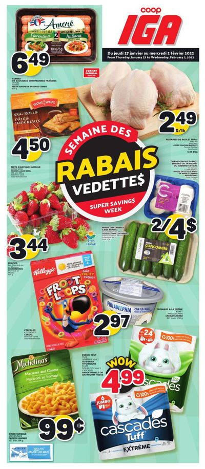 Coop IGA Flyer January 27 to February 2