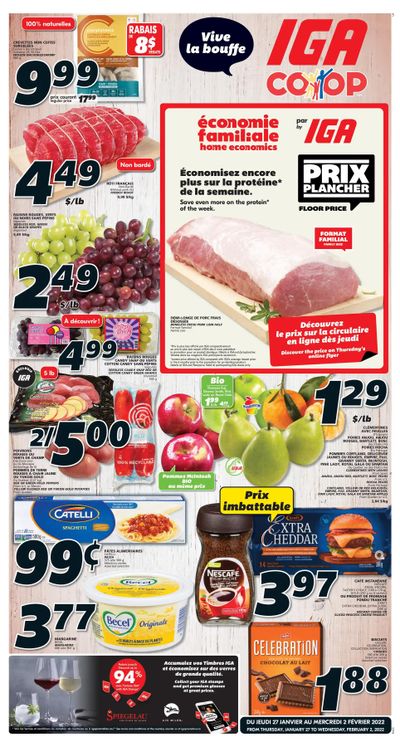IGA (NB) Flyer January 27 to February 2