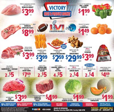 Victory Meat Market Flyer January 25 to 29