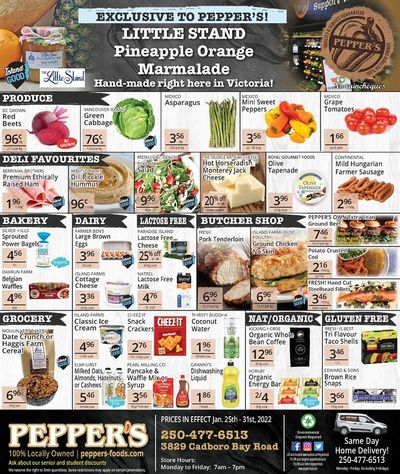 Pepper's Foods Flyer January 25 to 31