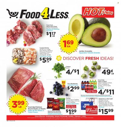 Food 4 Less (CA) Weekly Ad Flyer January 26 to February 2