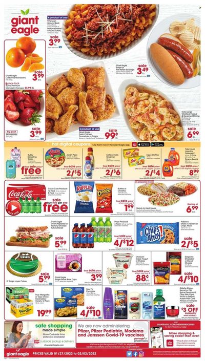 Giant Eagle (OH, PA) Weekly Ad Flyer January 26 to February 2