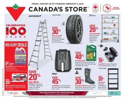 Canadian Tire (ON) Flyer January 28 to February 3