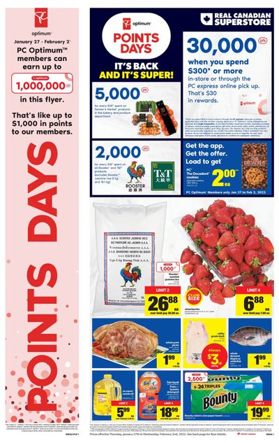 Real Canadian Superstore (West) Flyer January 27 to February 2