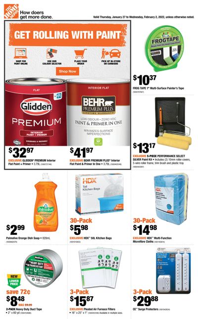 Home Depot (BC) Flyer January 27 to February 2