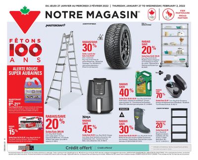 Canadian Tire (QC) Flyer January 27 to February 2