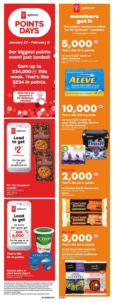 Zehrs Flyer January 27 to February 2