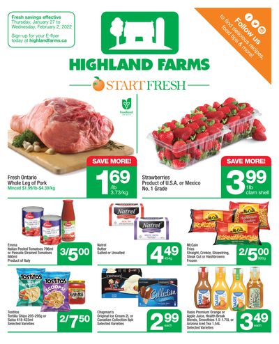 Highland Farms Flyer January 27 to February 2