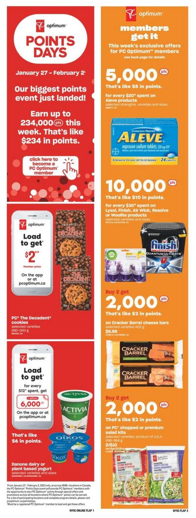 Independent Grocer (West) Flyer January 27 to February 2