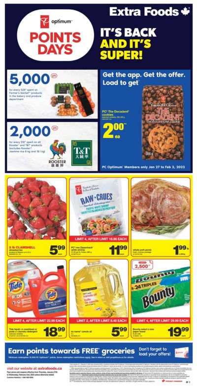 Extra Foods Flyer January 27 to February 2