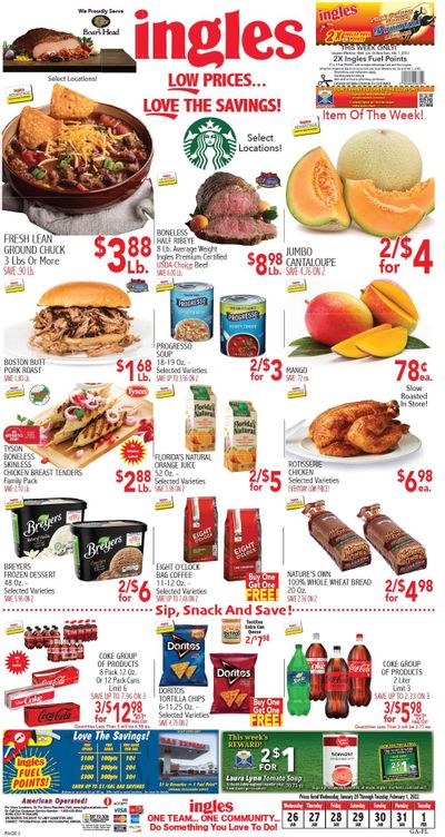 Ingles (GA, NC, SC, TN) Weekly Ad Flyer January 26 to February 2