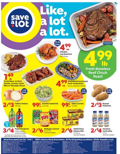 Save a Lot Weekly Ad Flyer January 26 to February 2