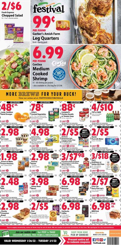 Festival Foods (WI) Weekly Ad Flyer January 26 to February 2