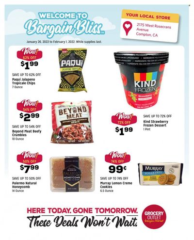 Grocery Outlet (CA, ID, OR, PA, WA) Weekly Ad Flyer January 26 to February 2