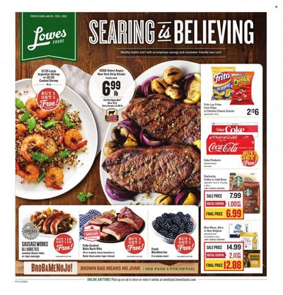 Lowes Foods (NC, SC) Weekly Ad Flyer January 26 to February 2