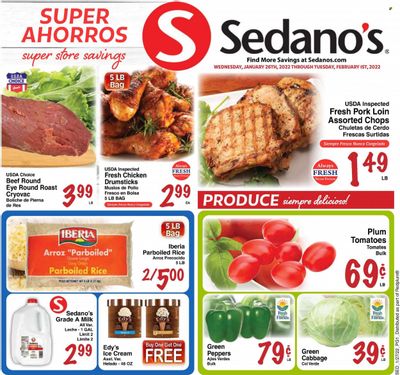 Sedano's (FL) Weekly Ad Flyer January 26 to February 2