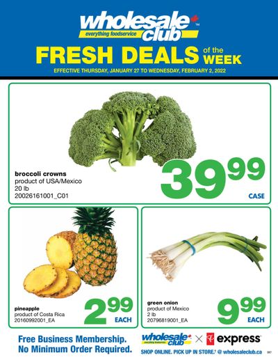 Wholesale Club (ON) Fresh Deals of the Week Flyer January 27 to February 2