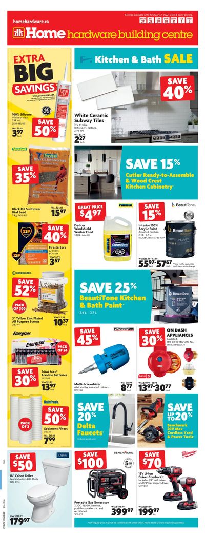 Home Hardware Building Centre (ON) Flyer January 27 to February 2