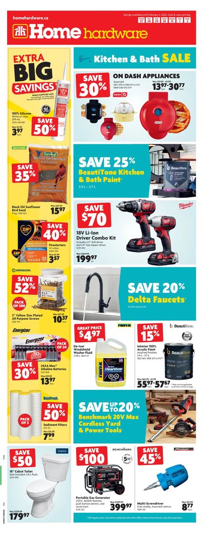 Home Hardware (BC) Flyer January 27 to February 2