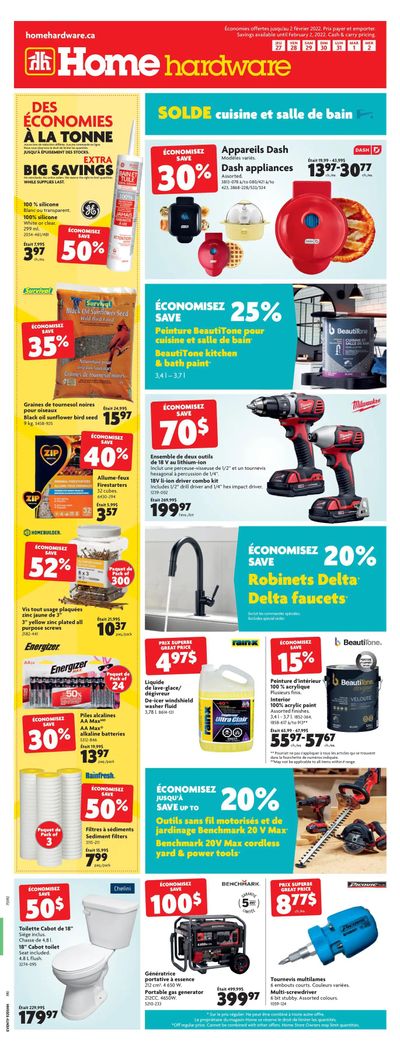 Home Hardware (QC) Flyer January 27 to February 2