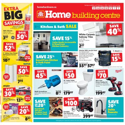 Home Building Centre (ON) Flyer January 27 to February 2
