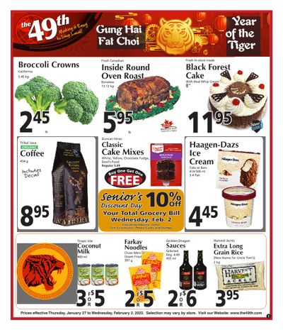 The 49th Parallel Grocery Flyer January 27 to February 2