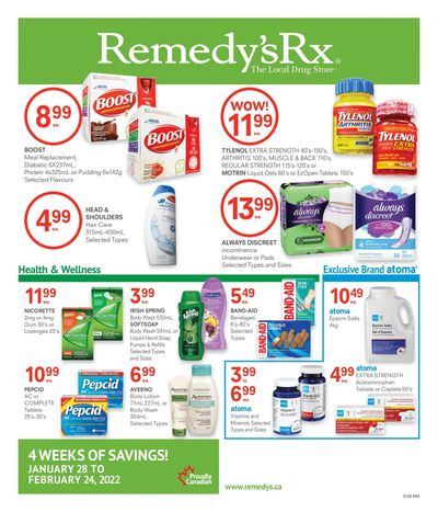 Remedy's RX Flyer January 28 to February 24