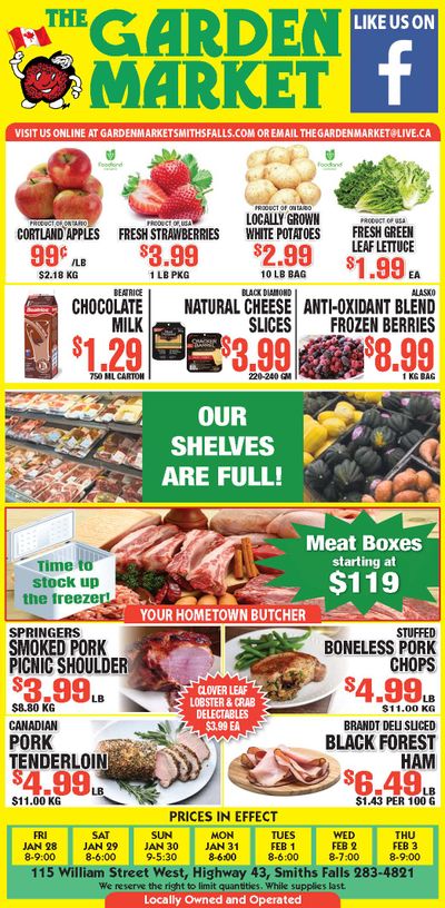 The Garden Market Flyer January 28 to February 3