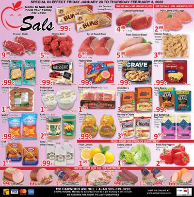 Sal's Grocery Flyer January 28 to February 3