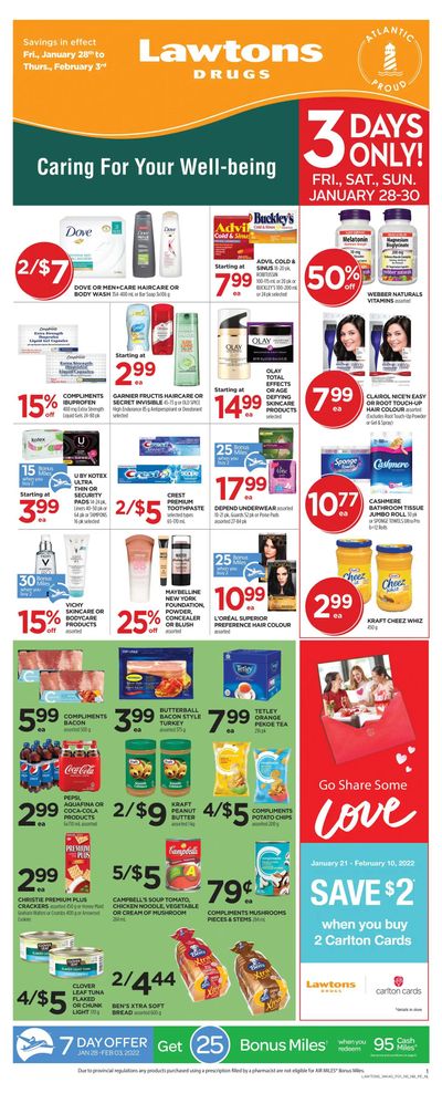 Lawtons Drugs Flyer January 28 to February 3