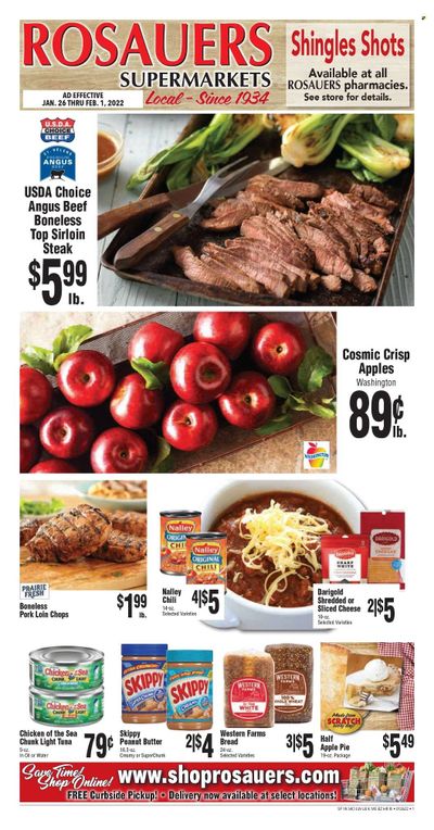 Rosauers (ID, MT, OR, WA) Weekly Ad Flyer January 27 to February 3