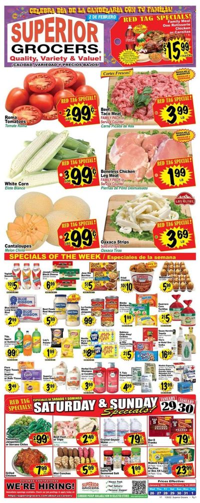 Superior Grocers (CA) Weekly Ad Flyer January 27 to February 3
