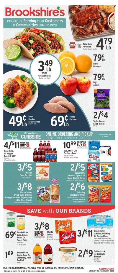Brookshires (AR, LA, TX) Weekly Ad Flyer January 27 to February 3