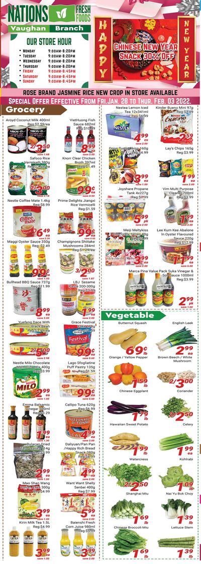 Nations Fresh Foods (Vaughan) Flyer January 28 to February 3