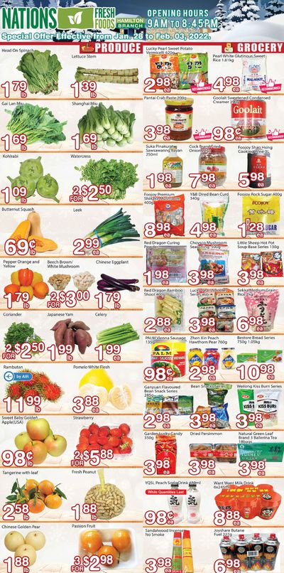 Nations Fresh Foods (Hamilton) Flyer January 28 to February 3