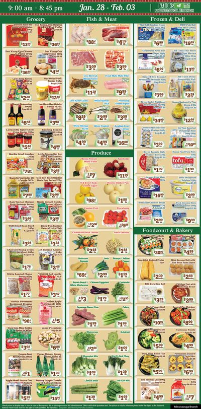 Nations Fresh Foods (Mississauga) Flyer January 28 to February 3