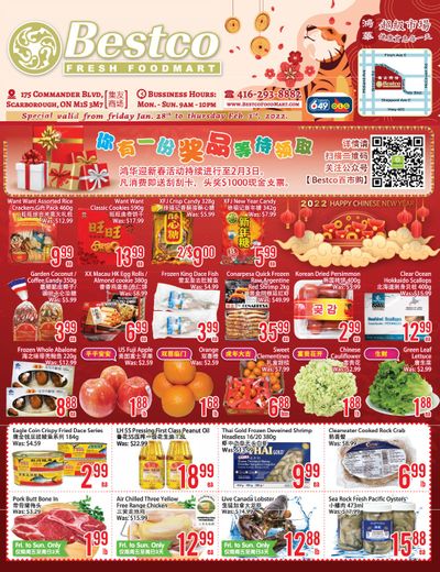 BestCo Food Mart (Scarborough) Flyer January 28 to February 3