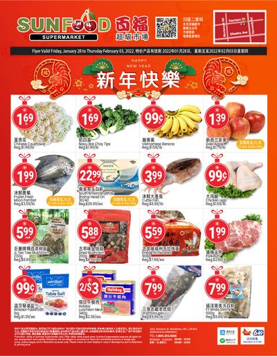 Sunfood Supermarket Flyer January 28 to February 3