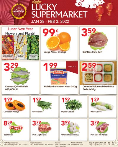 Lucky Supermarket (Winnipeg) Flyer January 28 to February 3