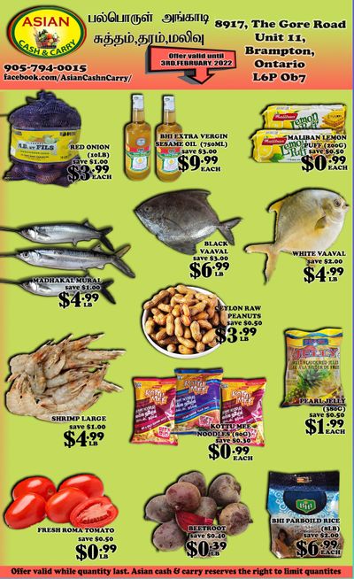 Asian Cash & Carry Flyer January 28 to February 3